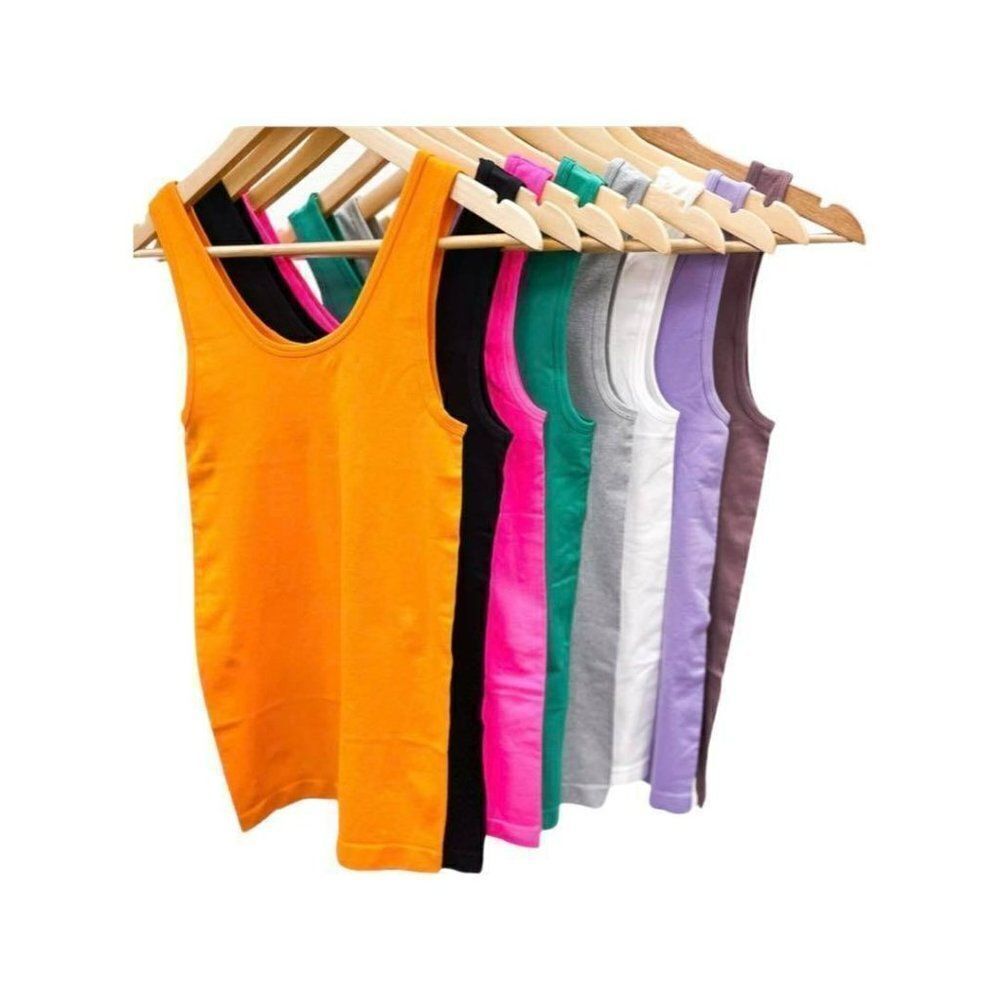 BETTER BE Boutique Brand Multiple Colors Ribbed Tank Top Ultra Stretchy S-L NEW